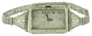 14kt/10kt ladies Gruen antique style bracelet watch