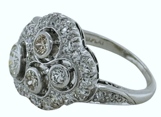 Platinum OEC diamond ring